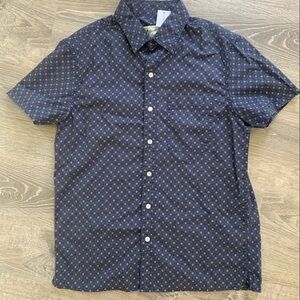 American Eagle Micro Dot Button-Up Resort Shirt